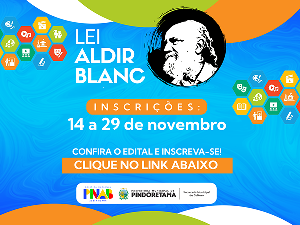 PREFEITURA LANÇA EDITAL ALDIR BLANC